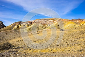 Landscape of Kizil Chin, a place called Mars in Altay mountains